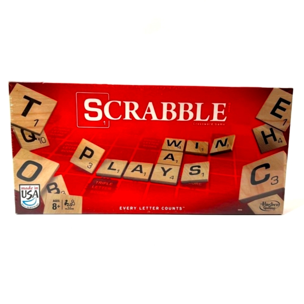 Hasbro Parker Brothers Scrabble Board Game 2013 Mint Condition